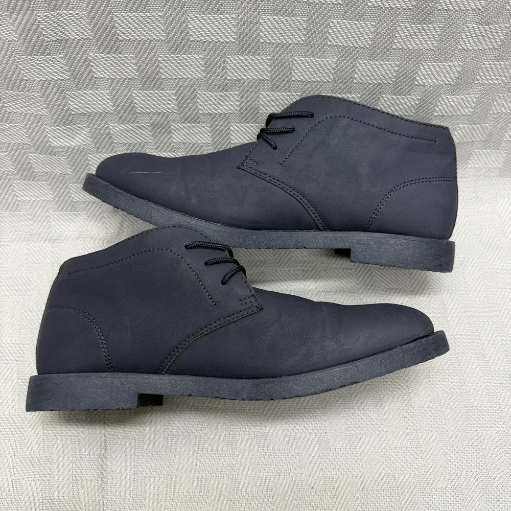 Levi's Chukka Boots Mens Size 9.5 Black Synthetic Upper Casual Lace Up 51801509U
